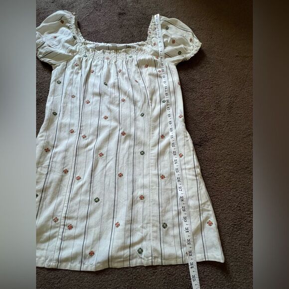 O’Neill Off Shoulder Floral Embroidery Mini Dress - Picture 12 of 12